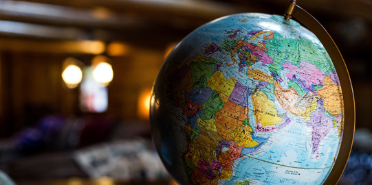 Internationalität Bunter Globus
