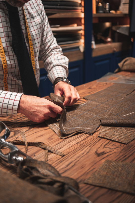 Sewing man