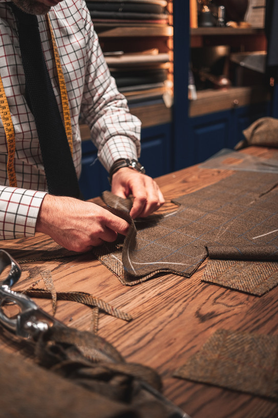 Sewing man