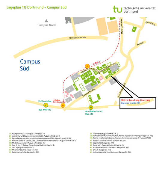Anfahrt und Lageplan