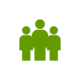 green icon, group of people